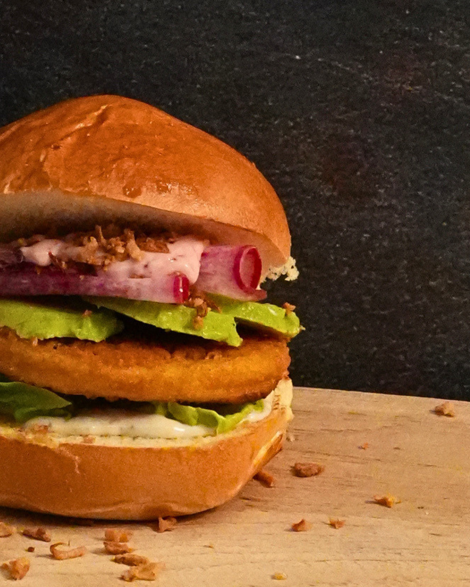 Crispy NoChicken Burger