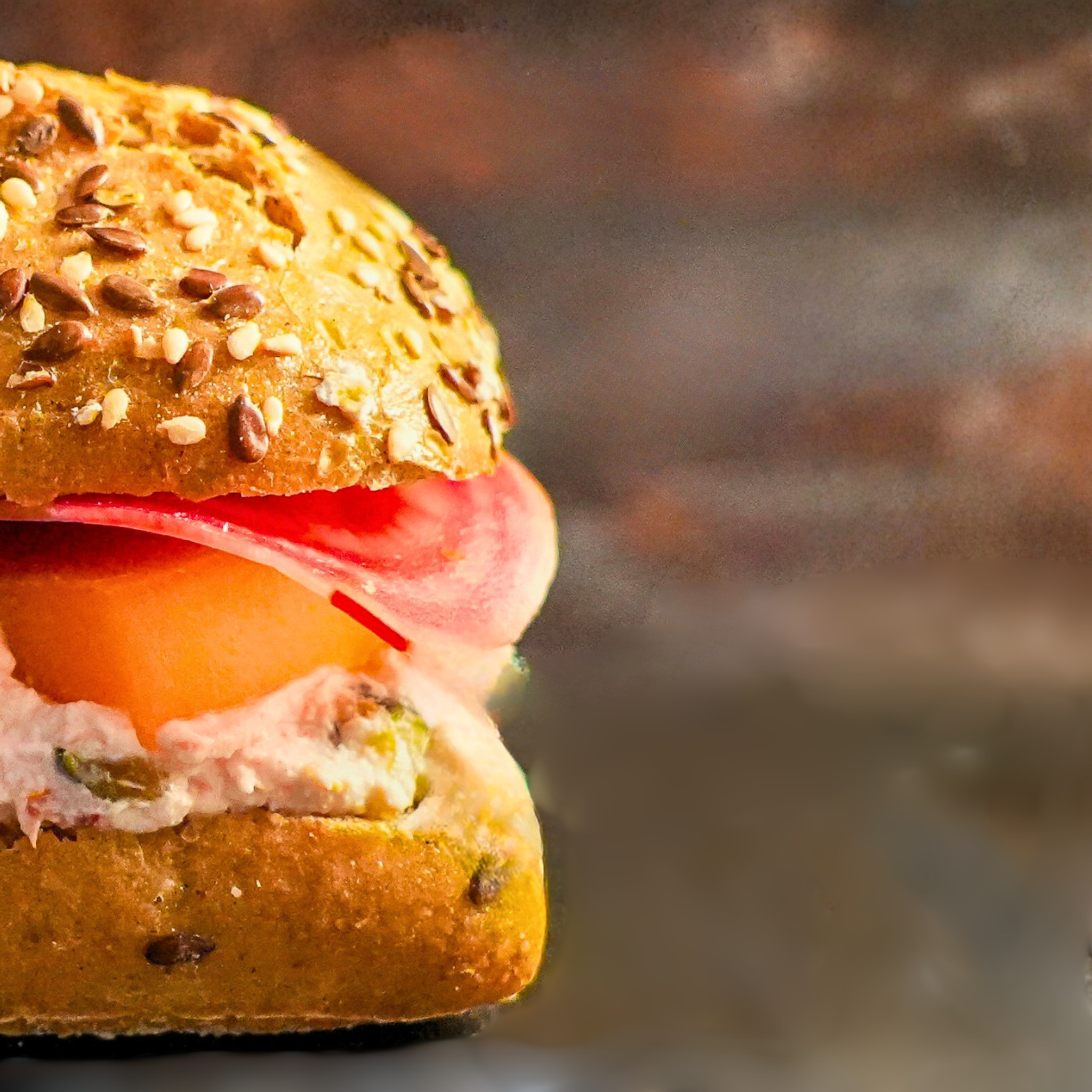 Sandwich du mois – Körnli ricotta et melon